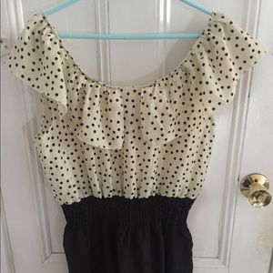 Zanzea Collection Polka Dot Fit and Flare Dress